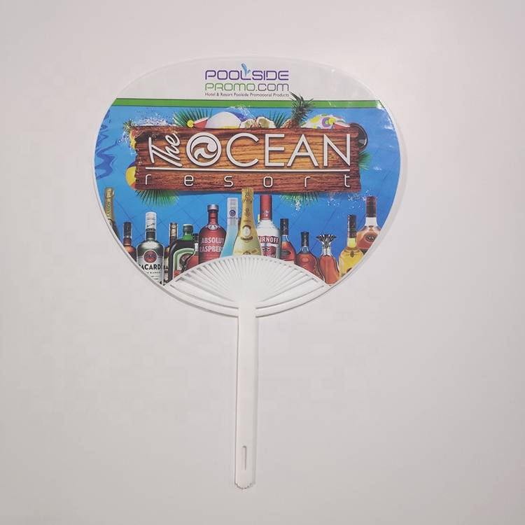 Hot Products Customized Pp/pvc Hand Fan Plastic